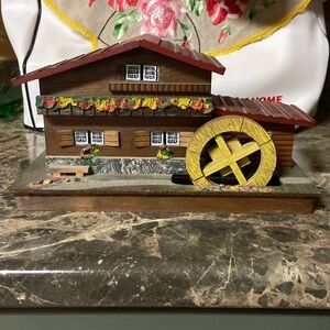 Swiss chalet jewelry box - vintage